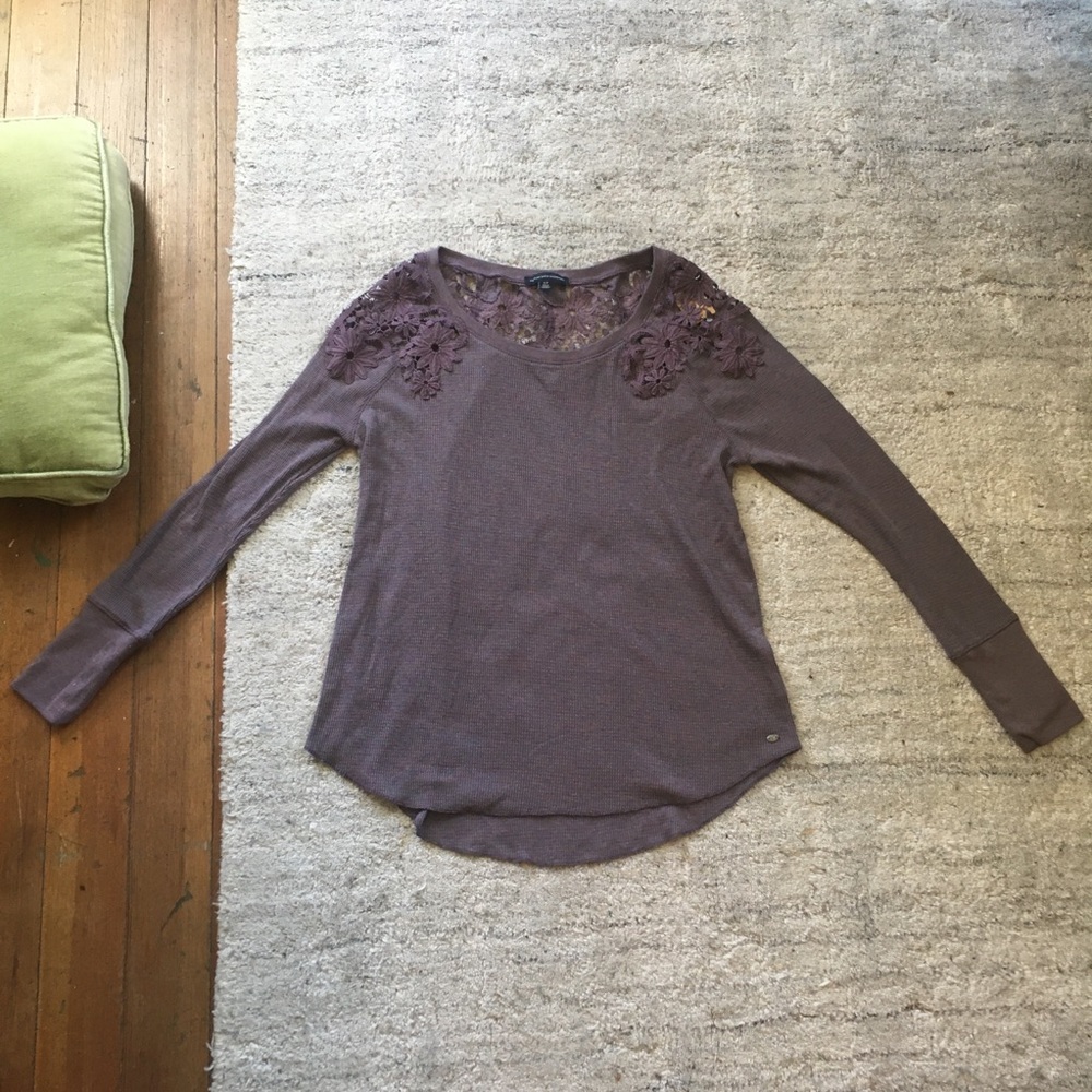 NWT AEO lace top